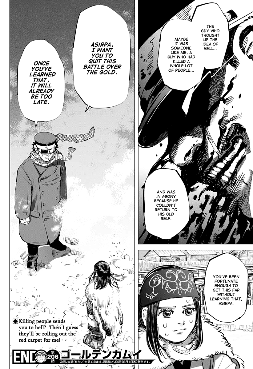 Golden Kamui Chapter 206 17